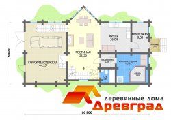 Строительство дома из калиброванного бревна Ивантеевка