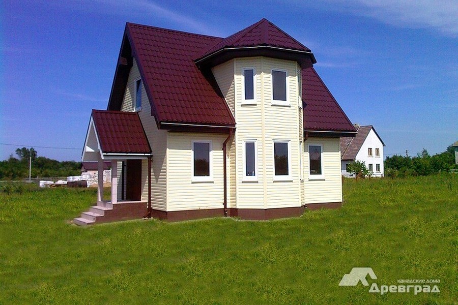дачные каркасные домики фото